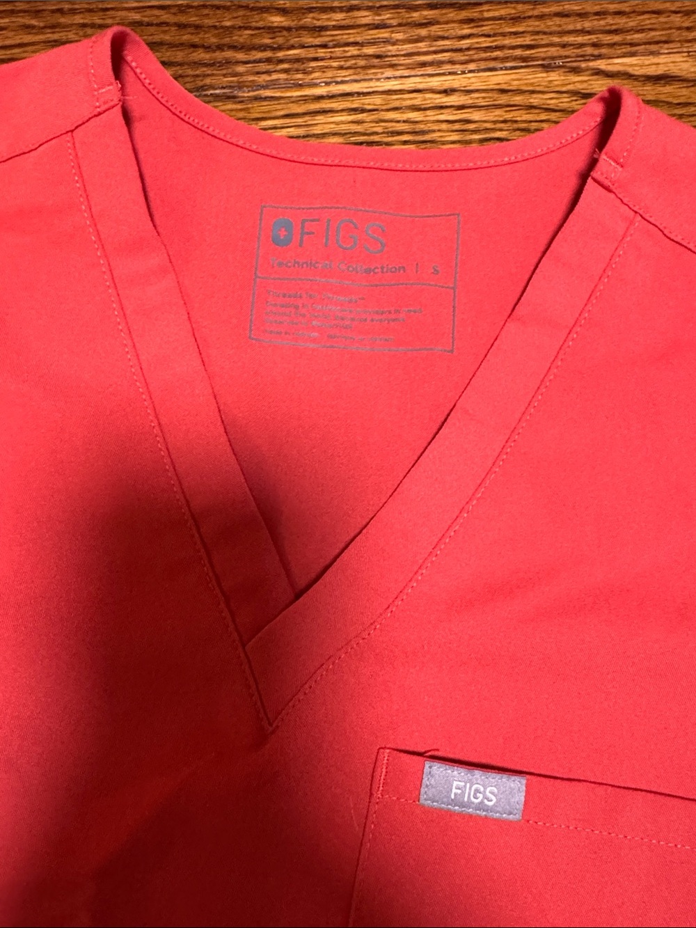 FIGS V-Neck Scrub Top